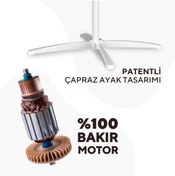 Resim KUMTEL Beyaz Vantilatör 16'' (3P) Ktf-290 