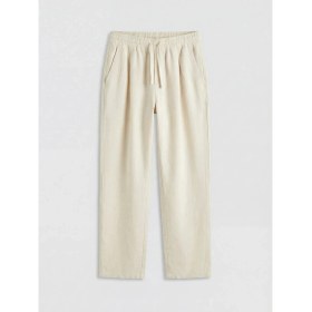 Resim LC Waikiki Lcw Kids Ekru Erkek Çocuk Keten Karışımlı Pantolon 