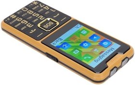 Resim Generic Yaşlılar Cep Telefonu, 4G Yaşlılar Günlük Kullanım İçin Singli Telefon (GOLD) 