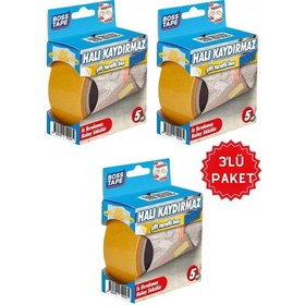 Resim Halı Kaydırmaz Bant Halı Kilim Sabitleme Ve Yapıştırma Bandı En:50mm Boy:5metre Üçlü Paket 