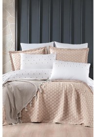 Resim Çeyiz Diyarı Fiona 10 Parça Pikeli Çeyiz Seti Bej Bej 