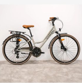 Resim Kron Cx 300 28" Jant Şehir Bisikleti Unisex 15' Kadro 24 Vites Hd Mat Gri Siyah Kahverengi Gri - Kahverengi - Siyah 