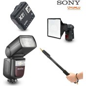 Resim Godox V860III-S Sony Flaş Full Set - Portable Boom 