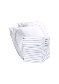 Resim 30 Adet Otel Tipi Beyaz Yastık Kılıfı Akfil 63 Tel Dokuma %100 Pamuk 50 x 70 CM 