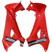 Resim Motoran Torro Norton 100 Sağ Sol İç Dizlik Takım Kırmızı 