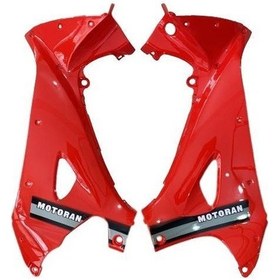 Resim Motoran Torro Norton 100 Sağ Sol İç Dizlik Takım Kırmızı 