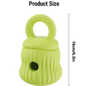 Resim Xindoker Yeşil Köpek Yeme Hızı Kontrol Cihazı - Etkileşimli Yem Dağıtıcı Oyuncağı, Tüm Irklar İçin Dayanıklı Çiğneme Oyuncakları 