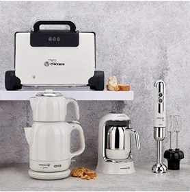 Resim Korkmaz Vanilya 14 Parça Elektro Set 