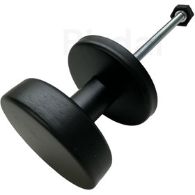 Resim BİRDAL Modern 1. Sınıf Paslanmaz Çelik Silindir Siyah Çelik Kapı Topuzu Topuz Kol 