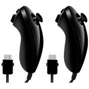 Resim Dancemonkey Wii Nunchuck Kontrolcüsü 2'li Siyah Oyun Kumandası Paketi Nintendo Wii Video Oyunu 