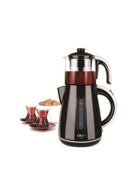 Resim Stilevs Çays CM 16 2 L Çay Makinesi Siyah-Gri 