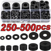 Resim 250-500 adet Siyah Naylon Yıkama Seti - Cıvatalar ve Vida için Dayanıklı Düz Yuvarlak Yıkama Seti, Kendinden Sıkılaştırma Tasarımı, M2-M12 Boyutu, DIY Projeleri ve Tamirleri için İdeal, Kendinden Sıkılaştırma Yıkama Seti|Naylon Yıkama Seti|Yıkama Seti 