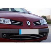 Resim Renault Megane 2 Krom Alt Ön Panjur 3 Parça 2003 - 2008 Arası 