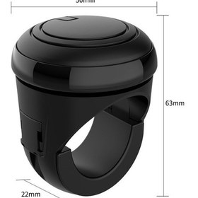 Resim Direksiyon Topuzu Siyah Dönerli Tüm Araçlara Uygun siyah 