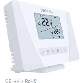 Resim General Life Ceres HT300S Rf Kablosuz Günlük ve Haftalık Programlanabilir Oda Termostatı 