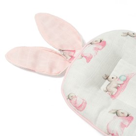 Resim Müslin Bebek Emzirme Yastığı - Bébé Lapin Rose 