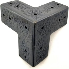 Resim Raftan Topla Antika Tarz Dekoratif Pirinç Köşe Gönye - 68X68 Mm, Oksit 