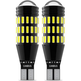 Resim Mufunye "2'li T15 W16w 51 Smd Led Geri Vites Lambası - 6500k Xenon Beyaz, 779lm, Canbus Uyumlu" 