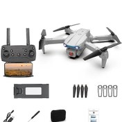 Resim E99pro Mini Çocuk Kontrollü Uçak: Gri Renk, 20 Dakika Uçuş Süresi, 2.4ghz Kumanda, İki Batarya İzleme Yok 