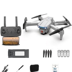 Resim E99pro Mini Çocuk Kontrollü Uçak: Gri Renk, 20 Dakika Uçuş Süresi, 2.4ghz Kumanda, İki Batarya İzleme Yok 