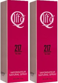 Resim Q Life No:217 Erkek Parfüm EDC 50 ML x 2 