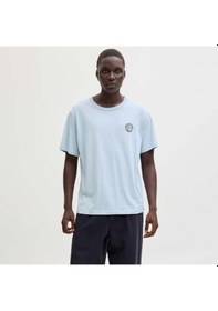 Resim Jack & Jones Jack&jones Alliance Erkek Mavi Tişört 