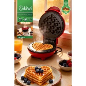 Resim Mini Waffle Makinesi, Yapışmaz Plaka, Kolay ve Pratik Kullanım 