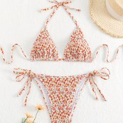 Resim Kadın Moda İki Parçalı Bikini Takımı 