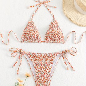 Resim Kadın Moda İki Parçalı Bikini Takımı 