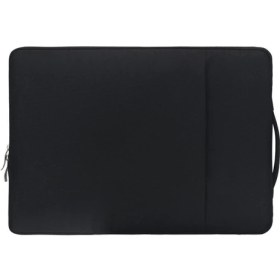 Resim 13.3 İnç Denim Iş Laptop Astar Çantası Siyah (Yurt Dışından) 