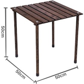 Resim Bag The Joy Ahşap Masa Sandalye Seti Antrasit-hardal- 50 50 50cm Antrasit - Hardal 