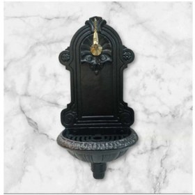 Resim Eng Alüminyum Duvara Askılı Retro Çeşme 002 Siyah 