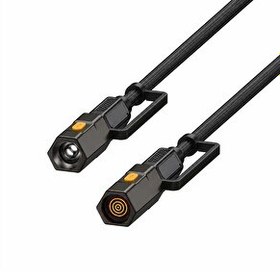 Resim Bix T2IN1C 240W LED Fener ve Alevsiz Çakmak Fonksiyonlu Type-C to Type-C 1.2 M Siyah Şarj ve Data Kablosu 
