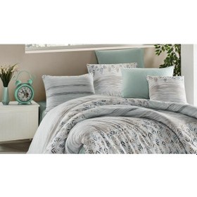 Resim Twigy Desen Baskılı Çift Kişilik Nevresim Seti 200x220 Ranforce Renkli 