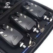 Resim 3 adet / torba Ayarlanabilir LED Karp Balıkçılığı Alarmı Yüksek Hassasiyetli Ses Kontrolü Otomatik LED Göstergesi Akıllı Taşınabilir Balıkçılık Aksesuarları - Daha Fazla Balık Yakalamanıza Yardımcı Olur! Pil olmadan 