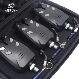 Resim 3 adet / torba Ayarlanabilir LED Karp Balıkçılığı Alarmı Yüksek Hassasiyetli Ses Kontrolü Otomatik LED Göstergesi Akıllı Taşınabilir Balıkçılık Aksesuarları - Daha Fazla Balık Yakalamanıza Yardımcı Olur! Pil olmadan 