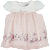Resim Best Kids Kız Bebek Çiçek Baskılı Şifon Elbise 001 