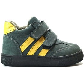 Resim Onlo Ayakkabı S.260 Deri Haki Ortopedik Erkek Bebek Sneaker Haki 