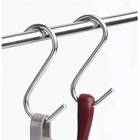 Resim S Kanca Askılık Mutfak Askısı Tel Askılık 15 Adet 6000 Gümüş 