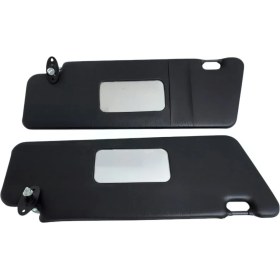 Resim Mercedes W124 Iç Güneşlik Siyah Metal Braket 