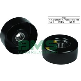 Resim ALTERNATÖR V KAYIS GERGI RULMANI 15×70.5×28.5 CORDOBA IBIZA IV FA 