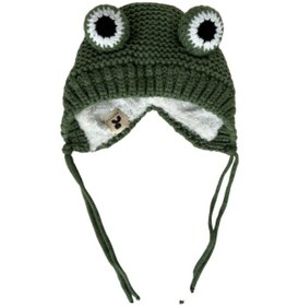 Resim Ici Kurklu Sicak Tutan Kulak Kapayan Karsever Kurbaga Bere - Frog In Love With Snow 