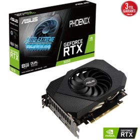 Resim Phoenix GeForce RTX 3050 8G PH-RTX3050-8G 8GB GDDR6 128Bit DX12 Gaming (Oyuncu) Ekran Kartı Asus