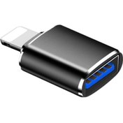 Resim IPH35 Lightning To USB 3.0 Çevirici Mini Metal Otg Dönüştürücü 