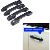 Resim Xuweiwei Carbon Fiber Toyota Rongwang 2010-2019 Kapı Kolu Çekmece Koruyucu Kılıf Abs 8 Parça Set 