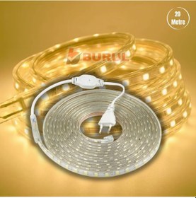 Resim 20 Metre Gün Işığı Hortum Şerit Led Dış Ortam Aydınlatma 220v Fişli Sb-6539 