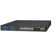 Resim Planet PL-FGSW-1822VHP 16 Port 10/100TX Poe+ 2 Port Gigabit 2 Port Sfp 300W Poe Switch 