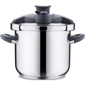 Resim Korkmaz Bella Füme 7 Litre Düdüklü Tencere A174-03 Bakır - Siyah 