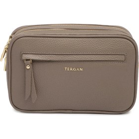 Resim Tergan Bej Hakiki Deri Kadın El Çantası - S26Y1BC80361-S95 
