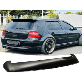 Resim Vw Golf 4 2000-2001 Plastik Parlak Siyah Spoiler-spoyler 